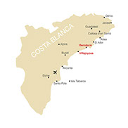 Vue du port depuis les remparts du Chateau Santa Barbara