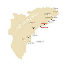 Vue du port depuis les remparts du Chateau Santa Barbara